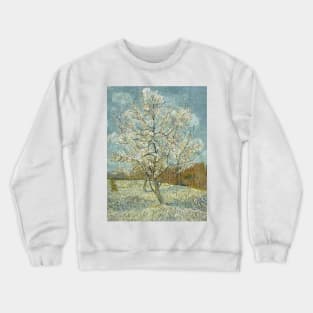 The Pink Peach Tree by Vincent van Gogh Crewneck Sweatshirt